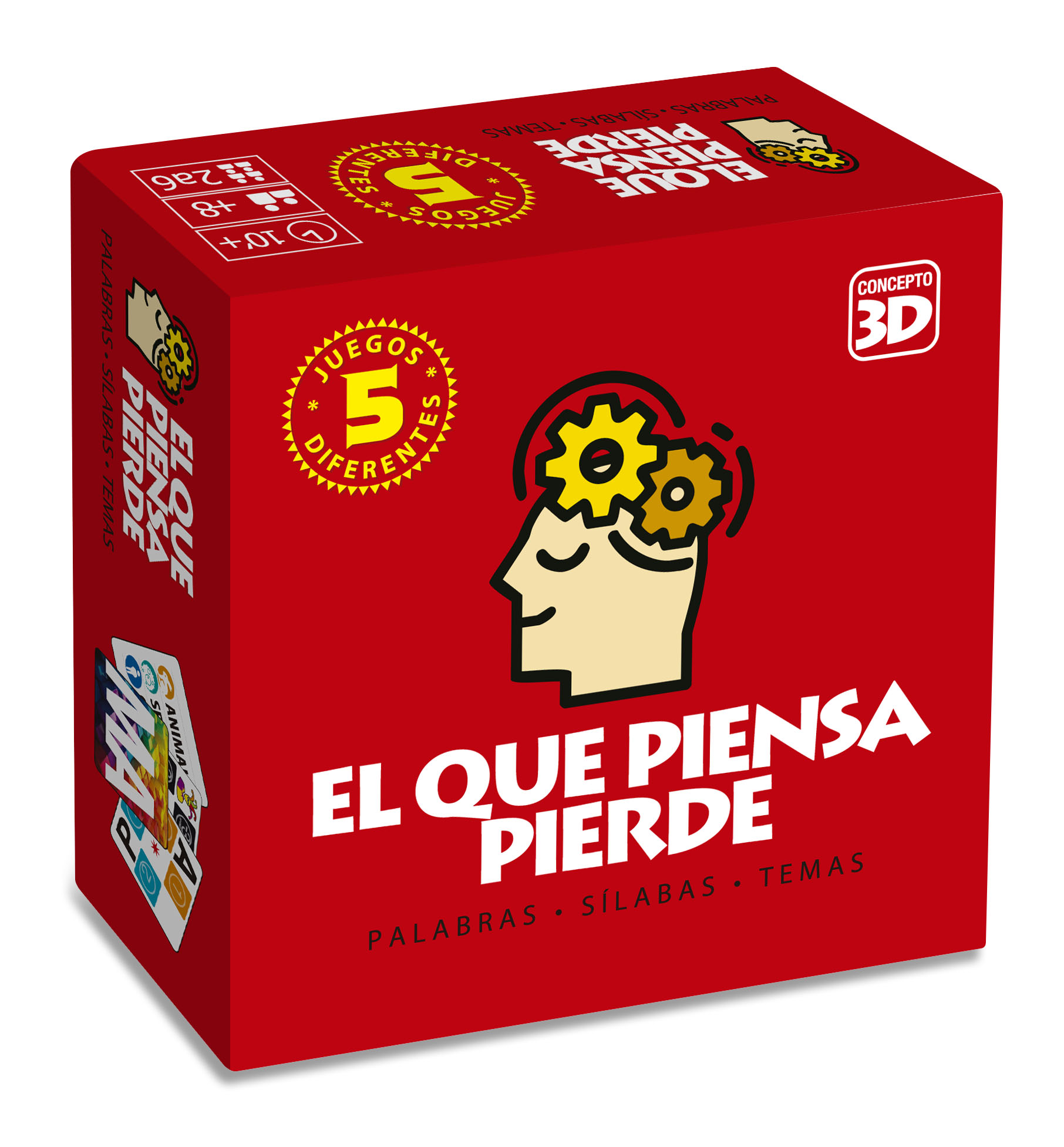 Caja del juego El Que Piensa Pierde